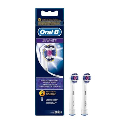 Насадка для зубної щітки Oral-B EB18-2 3D (White) 2 шт