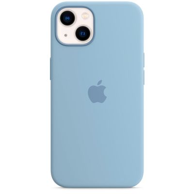 Чохол Silicone Case з MagSafe для Apple iPhone 13 (6.1) (Blue Fog) ААА