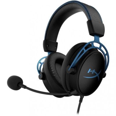 Ігрові навушники HyperX Cloud Alpha S Blue (HX-HSCAS-BL/WW / 4P5L3AA)
