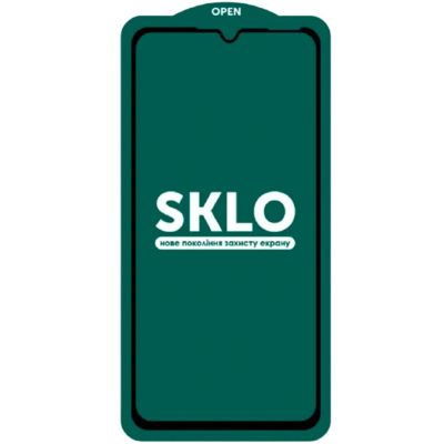 Захисне скло SKLO для Samsung Galaxy A30s, A50, A50s, M30, M30s, M31, M21, M21s 5D Full Glue Tempered Glass (Black)