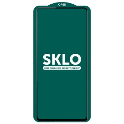 Захисне скло SKLO 5D (full glue) для Samsung Galaxy A72 (Black)