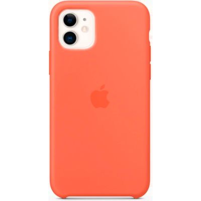 Чехол Silicone Case для Apple iPhone 11 (Clementine) ААА [42994]