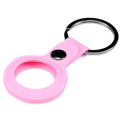 Чохол для Apple AirTag - Silicone Key Ring (Pink) HC