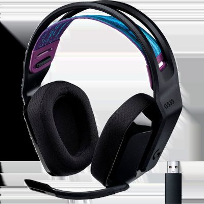Ігрові навушники Logitech G535 Lightspeed Wireless Gaming Headset (981-000972) Black