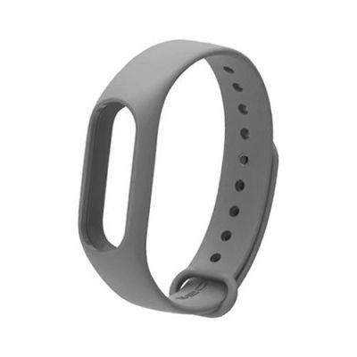 Силіконовий ремінець для Xiaomi Mi Band 3/4 (Light Gray)