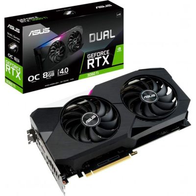 Відеокарта Asus GeForce RTX 3060 Ti Dual OC Edition V2 LHR 8GB GDDR6 (DUAL-RTX3060TI-O8G-V2)